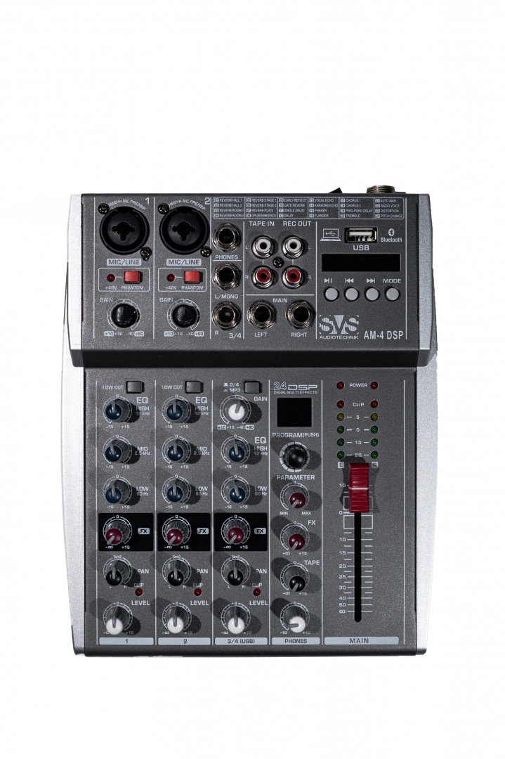 SVS Audiotechnik mixers AM-4 DSP Аналоговый микшерный пульт, 4-канала в Электроуглях