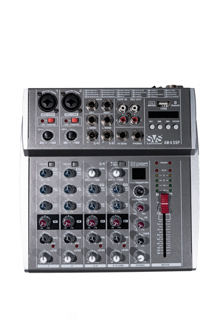 SVS Audiotechnik mixers AM-6 DSP Микшерный пульт аналоговый, 6-канальный SVS Audiotechnik mixers в Электроуглях