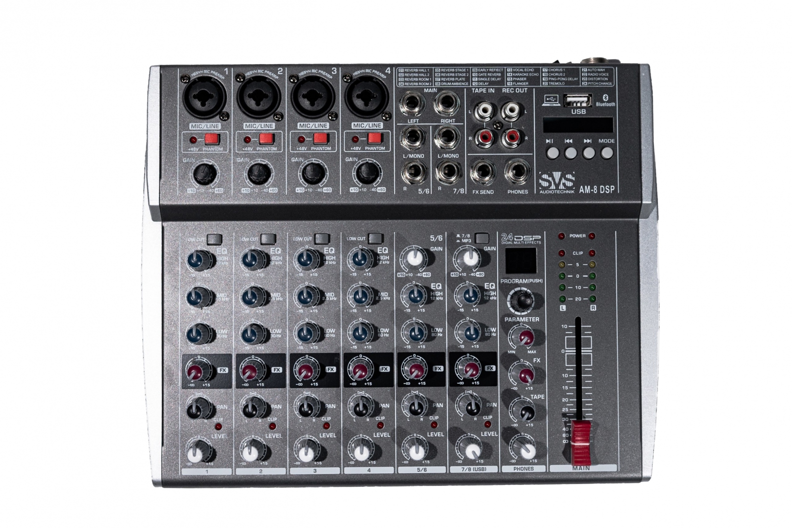 SVS Audiotechnik mixers AM-8 DSP Микшерный пульт аналоговый, 8-канальный в Электроуглях